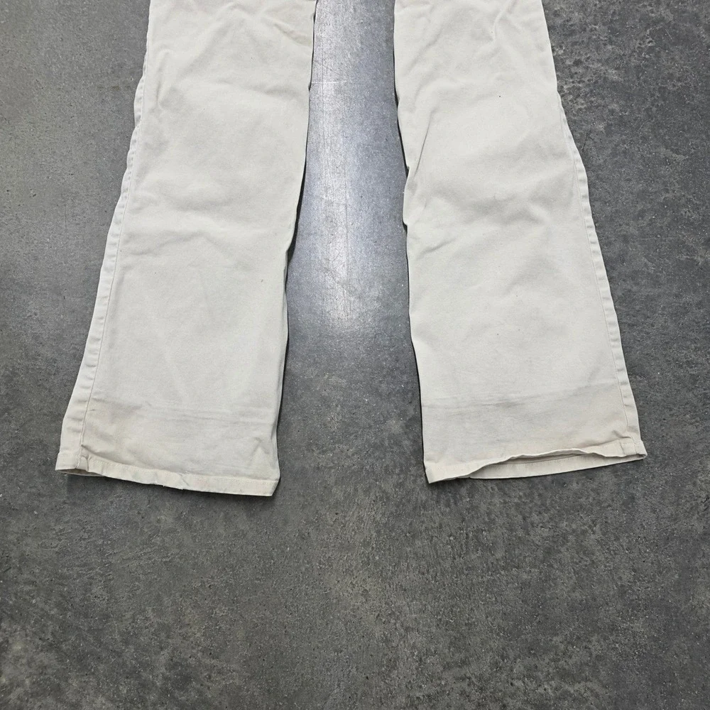 Vtg D&G‎ Dolce & Gabbana Beige Bootcut Flare Jeans Low Rise Designer Women's - Picture 7 of 8